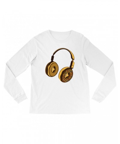 Music Life Long Sleeve Shirt | Delicious Donut Beats Shirt $7.12 Shirts