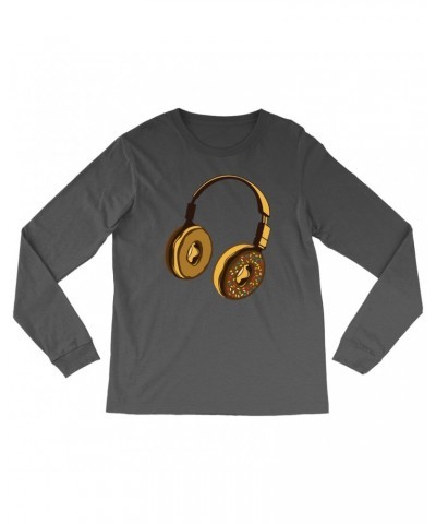 Music Life Long Sleeve Shirt | Delicious Donut Beats Shirt $7.12 Shirts