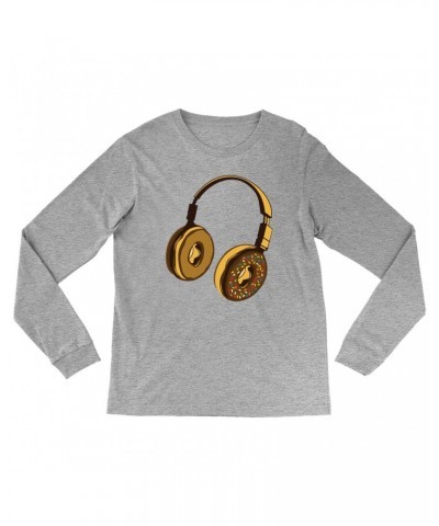 Music Life Long Sleeve Shirt | Delicious Donut Beats Shirt $7.12 Shirts