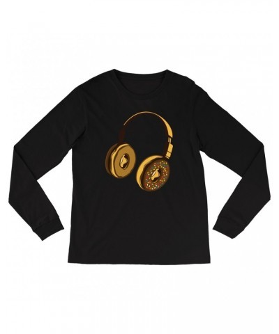 Music Life Long Sleeve Shirt | Delicious Donut Beats Shirt $7.12 Shirts