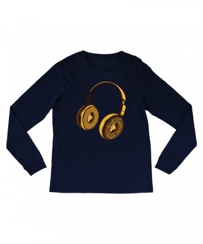 Music Life Long Sleeve Shirt | Delicious Donut Beats Shirt $7.12 Shirts