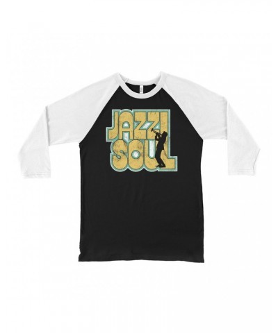 Music Life 3/4 Sleeve Baseball Tee | Jazz Soul Shirt $7.10 Shirts