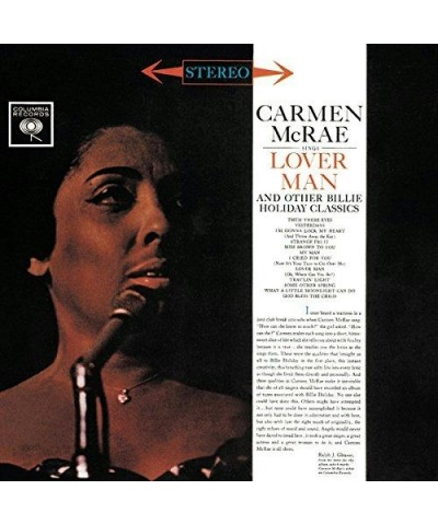 Carmen McRae SINGS LOVER MAN & OTHER BILLIE CD $26.32 CD