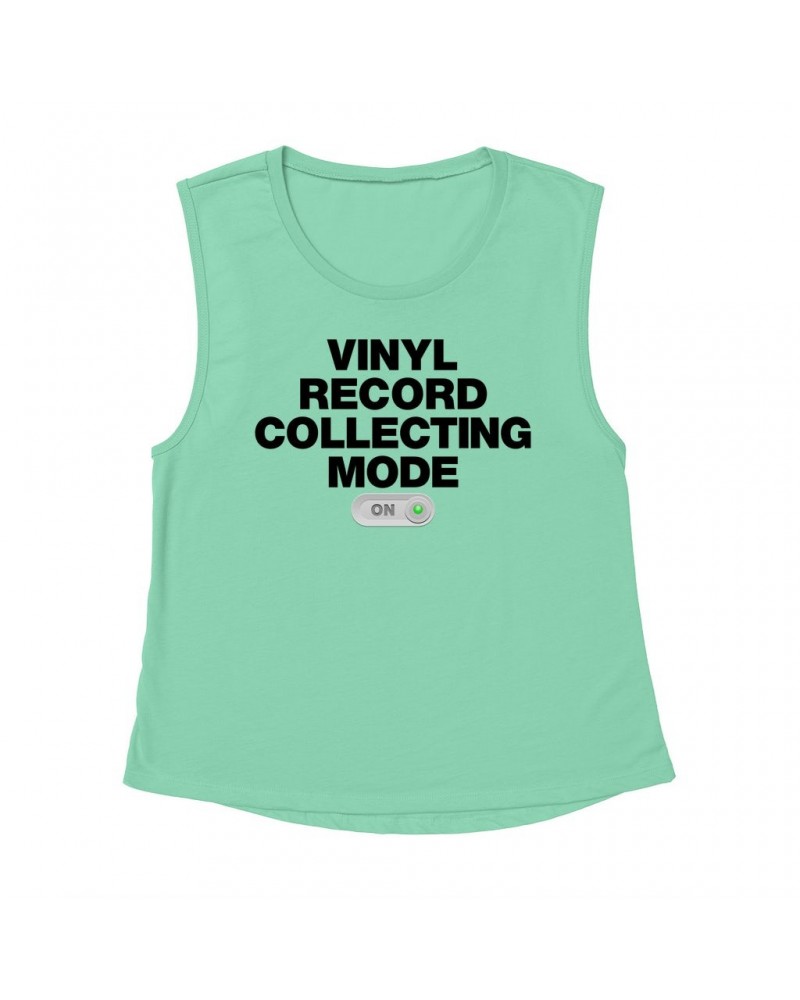 Music Life Muscle Tank | Vinyl Record Collecting Mode On Tank Top $6.11 Shirts