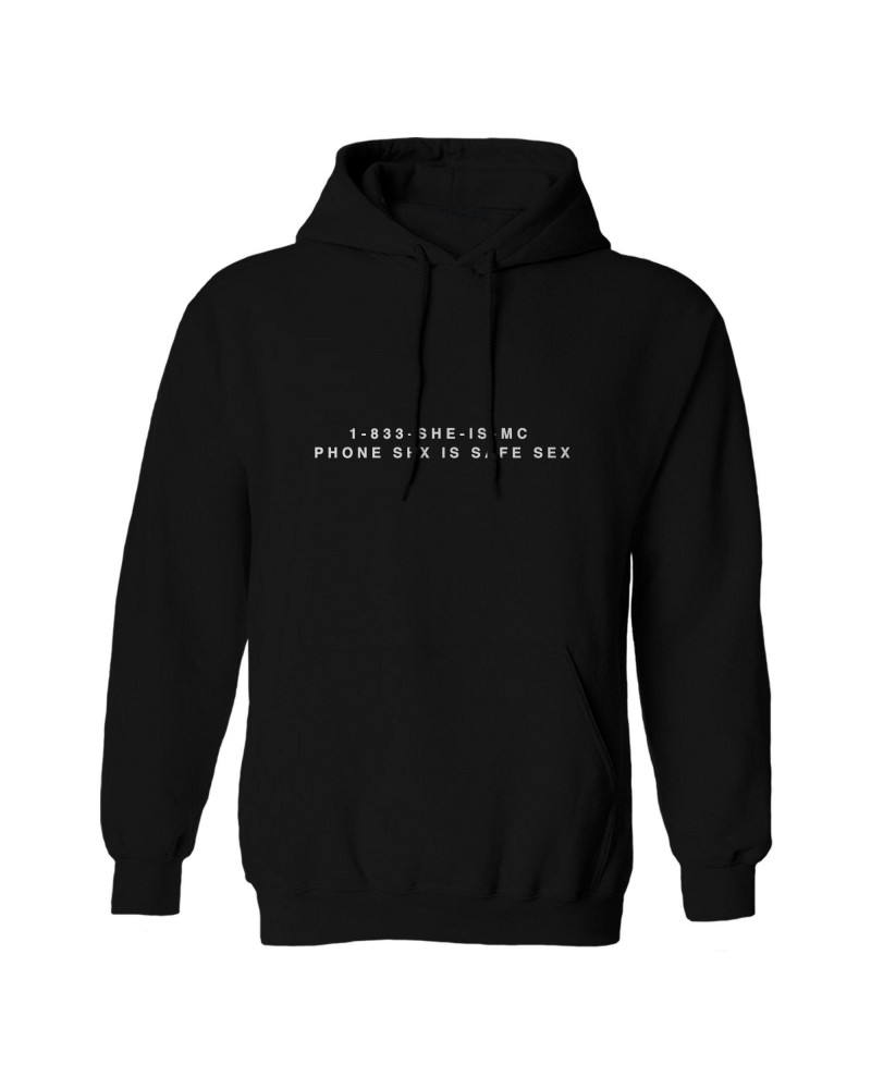 Miley Cyrus Phone Sex is Safe Sex Hoodie Black $9.06 Sweatshirts