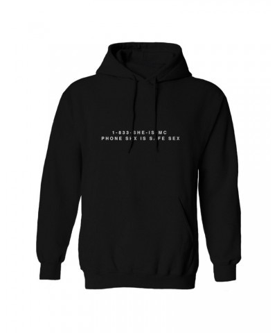 Miley Cyrus Phone Sex is Safe Sex Hoodie Black $9.06 Sweatshirts