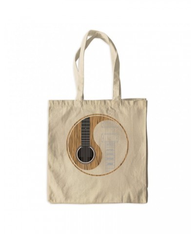 Music Life Canvas Tote Bag | Guitar Yin-Yang Canvas Tote $11.43 Bags