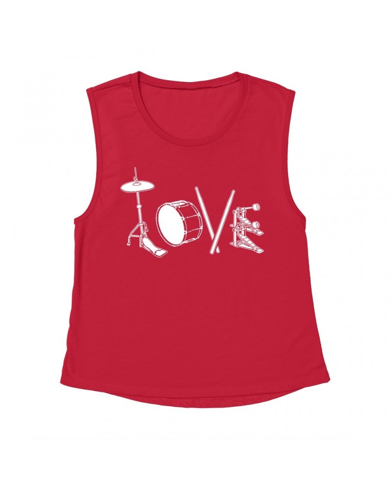 Music Life Muscle Tank | Drum Love Tank Top $14.18 Shirts