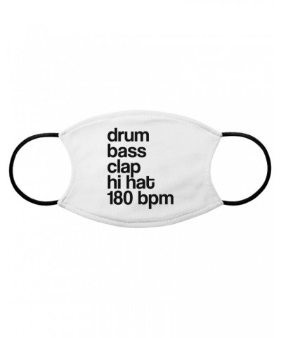 Music Life Face Mask | Drum Bass Clap Face Mask $24.76 Accessories