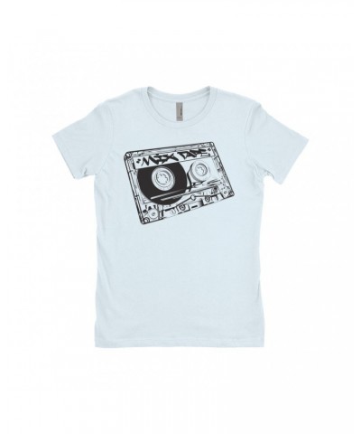 Music Life Ladies' Boyfriend T-Shirt | Mix Tape Shirt $6.01 Shirts