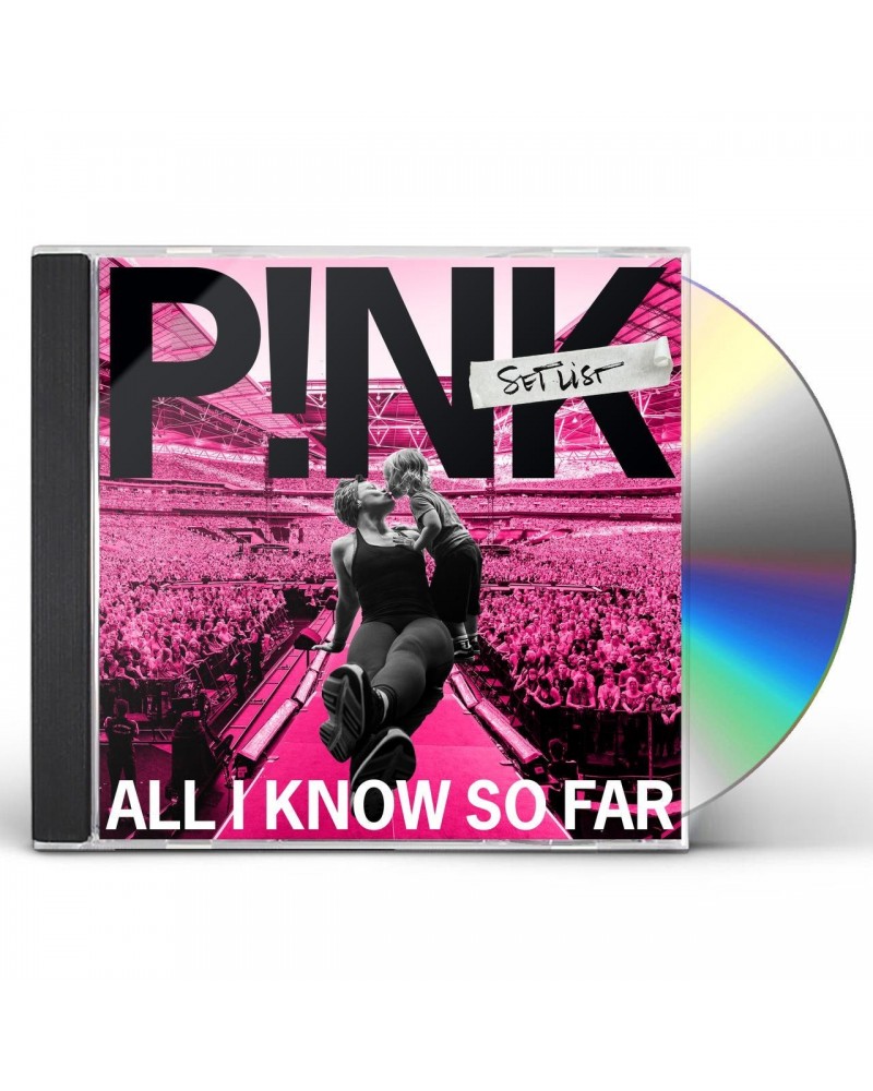 P!nk ALL I KNOW SO FAR - THE SETLIST CD $8.99 CD