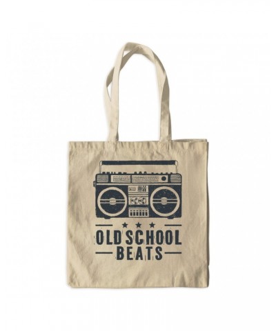 Music Life Canvas Tote Bag | Old School Beats Canvas Tote $11.69 Bags