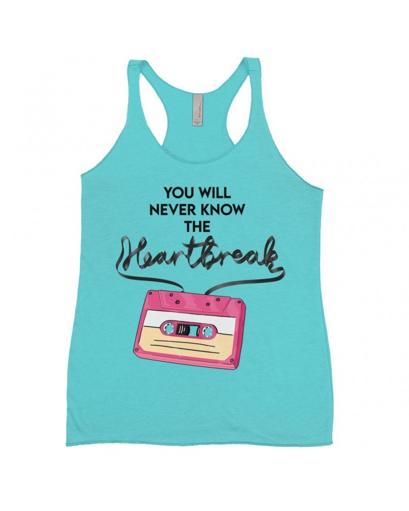 Music Life Ladies' Tank Top | Cassette Heartbreak Shirt $11.51 Shirts