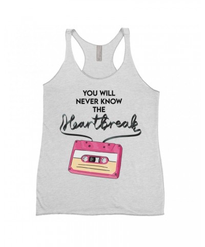 Music Life Ladies' Tank Top | Cassette Heartbreak Shirt $11.51 Shirts