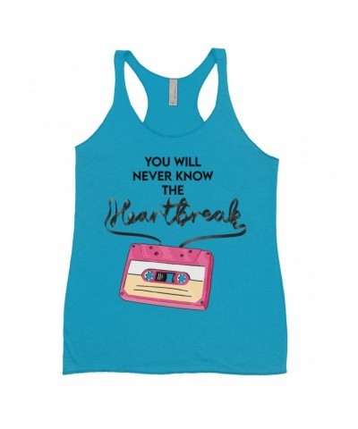 Music Life Ladies' Tank Top | Cassette Heartbreak Shirt $11.51 Shirts