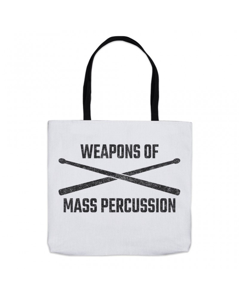 Music Life Tote Bag | Weapons Of Mass Percussion Tote $9.87 Bags