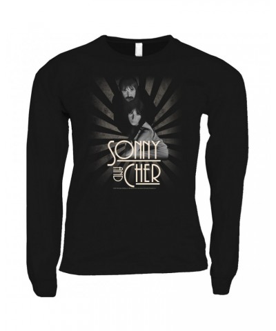 Sonny & Cher Long Sleeve Shirt | The Two Of Us Burst Design Shirt $3.72 Shirts