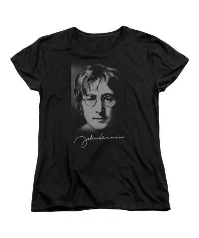 John Lennon Women's Shirt | SKETCH Ladies Tee $7.25 Shirts
