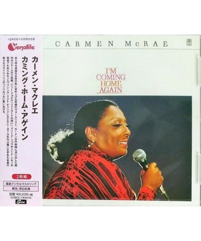 Carmen McRae COMING HOME AGAIN CD $9.55 CD