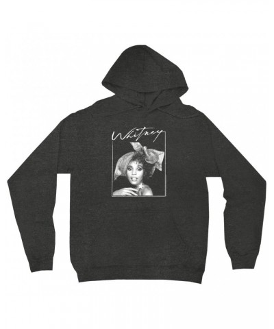 Whitney Houston Hoodie | 1987 Whitney Signature And White Photo Image Hoodie $6.71 Sweatshirts