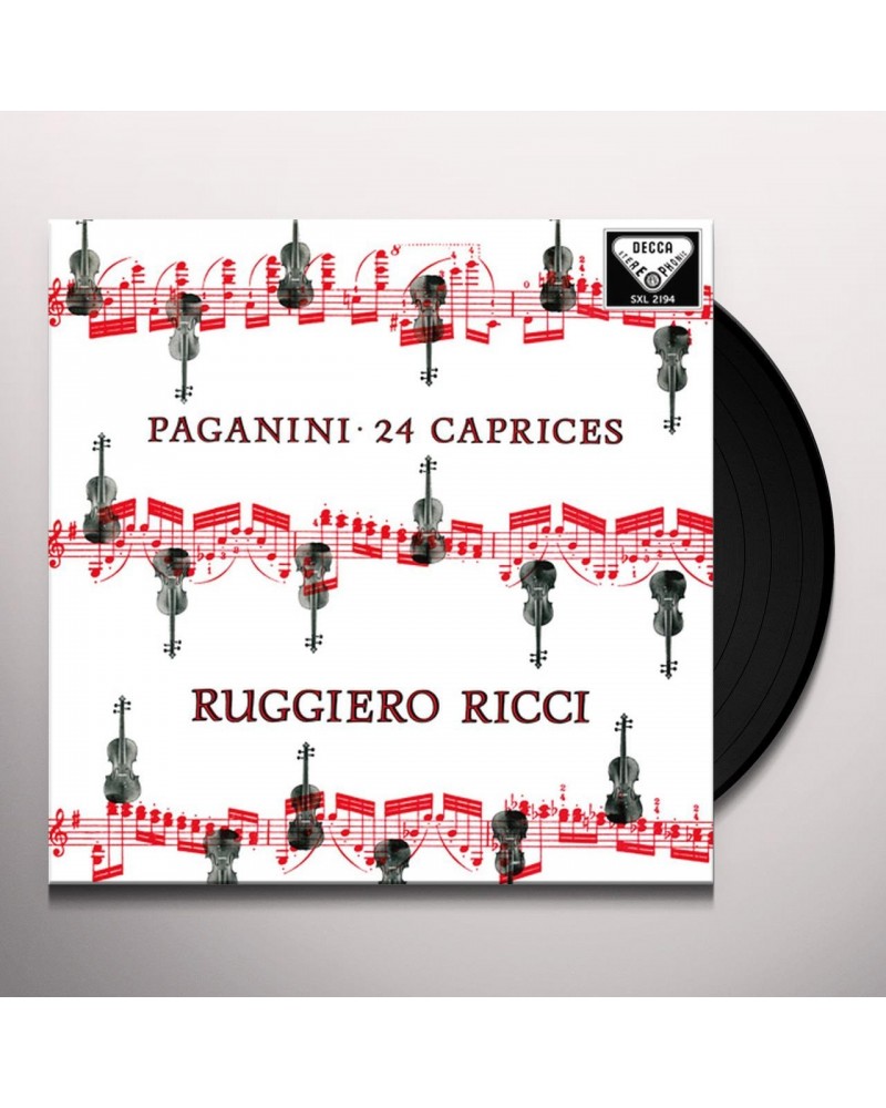 Ruggiero Ricci PAGANINI: 24 CAPRICES OP. 1 Vinyl Record $6.17 Vinyl