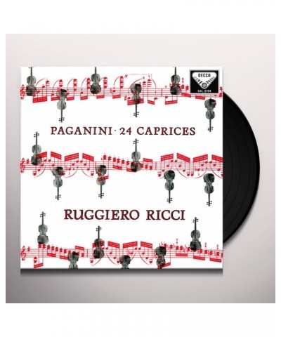 Ruggiero Ricci PAGANINI: 24 CAPRICES OP. 1 Vinyl Record $6.17 Vinyl