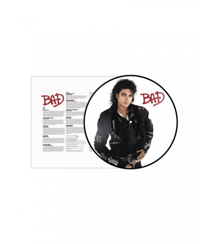 Michael Jackson Bad (Picture Disc) Vinyl Record $8.50 Vinyl