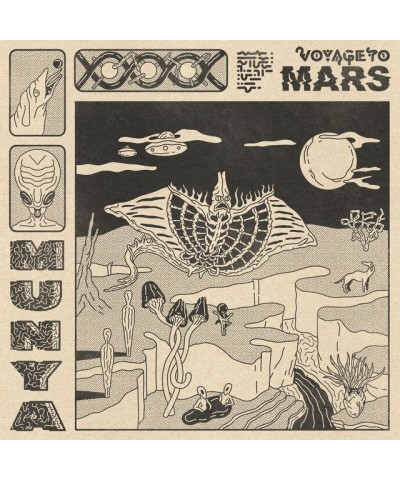 MUNYA Voyage To Mars (Sunburst Orange Vinyl) vinyl record $6.70 Vinyl