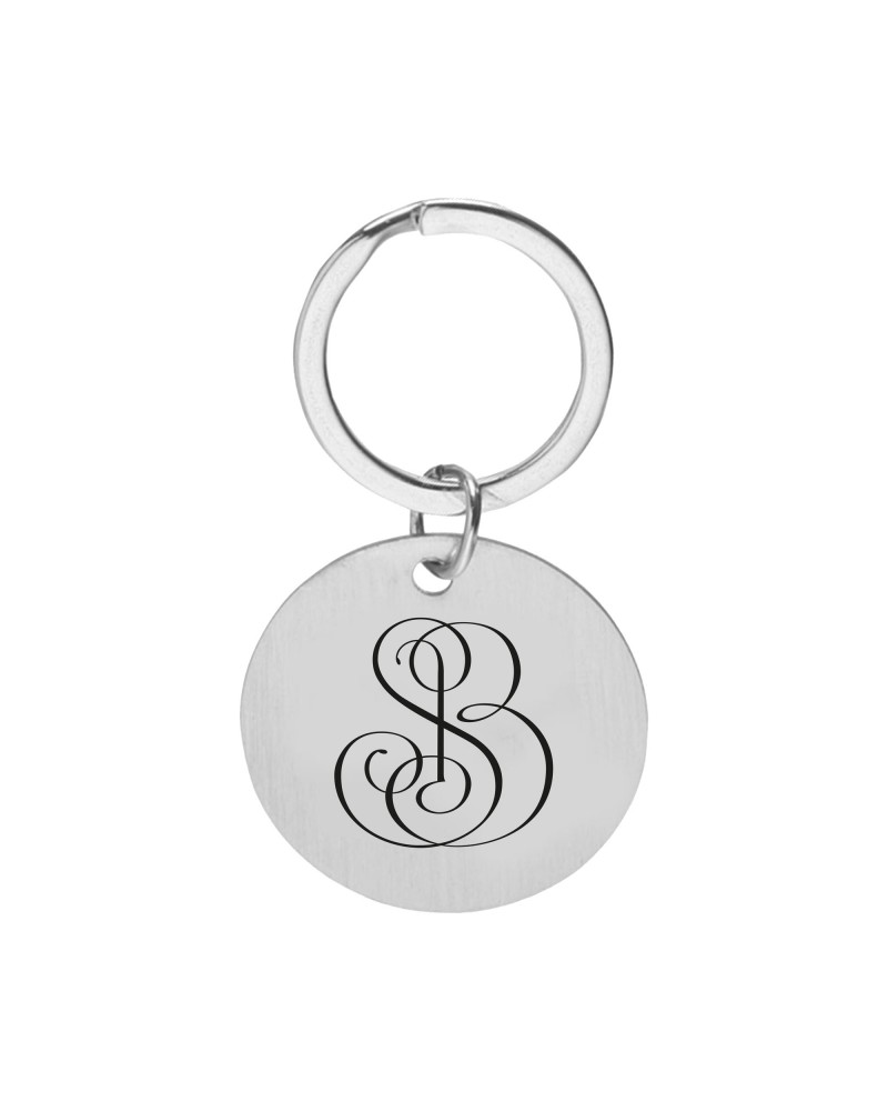 Sarah Brightman SB Monogram Silver Dog Tag / Key Ring $23.74 Accessories