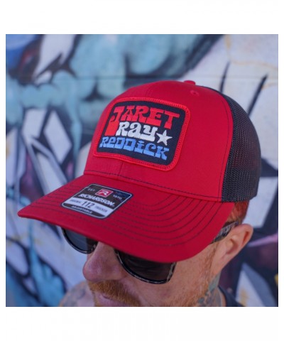 Jaret Reddick Jaret Ray Reddick - Red Star Logo Hat $9.76 Hats