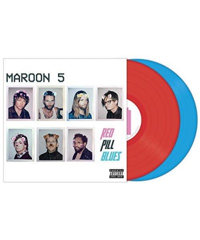 Maroon 5 RED PILL BLUES - Limited Edition Blue & Red Colored Double Vinyl Record $8.35 Vinyl