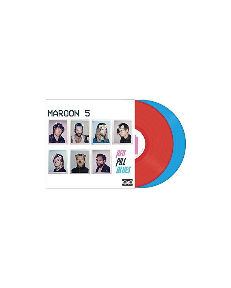 Maroon 5 RED PILL BLUES - Limited Edition Blue & Red Colored Double Vinyl Record $8.35 Vinyl