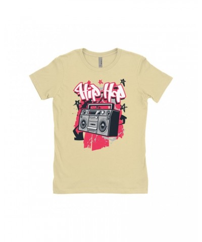 Music Life Ladies' Boyfriend T-Shirt | Hip Hop Life Shirt $9.59 Shirts