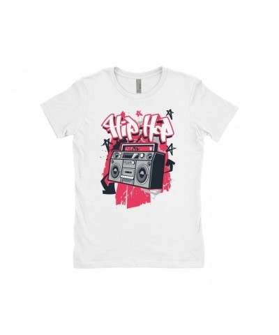 Music Life Ladies' Boyfriend T-Shirt | Hip Hop Life Shirt $9.59 Shirts