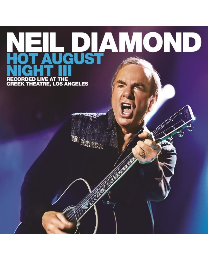 Neil Diamond Hot August Night III (Sea Glass 2 LP) Vinyl Record $9.35 Vinyl