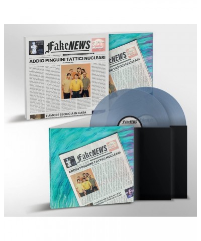 Pinguini Tattici Nucleari Fake News - 2 LP Azzurro Trasparente (Scioglimento) Vinyl Record $6.71 Vinyl