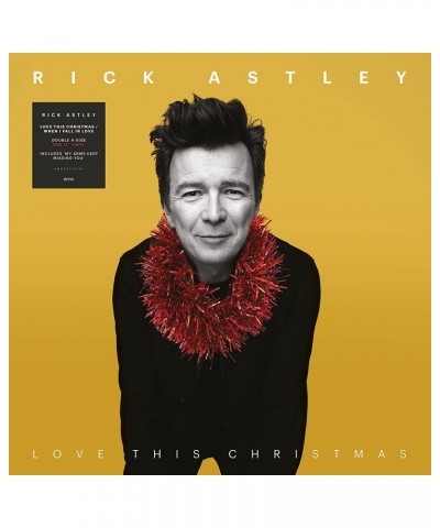 Rick Astley LOVE THIS CHRISTMAS / WHEN I FALL IN LOVE Vinyl Record $5.77 Vinyl